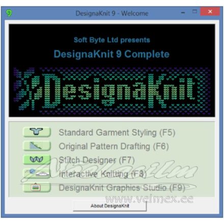 DesignaKnit DK9 kudumisprogramm