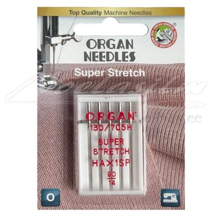 Õmblusmasina nõelad (5-SET) <br>Organ HAx1SP SuperStretch 90/14