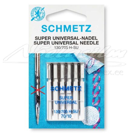 Õmblusmasina Nõelad Schmetz 130-705-H SU Super Universal 70/10