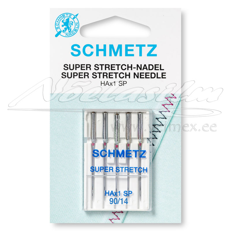 Õmblusmasina Nõelad Schmetz HAx1 SP SuperStretch 5 x 90/14